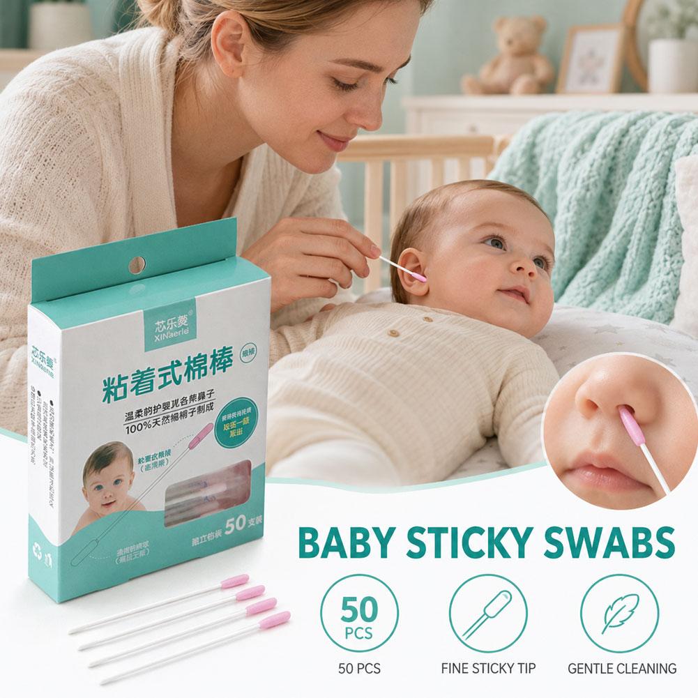 50 sztuk – bawełniane patyczki – Baby Nose Cleaner recenzja i cena