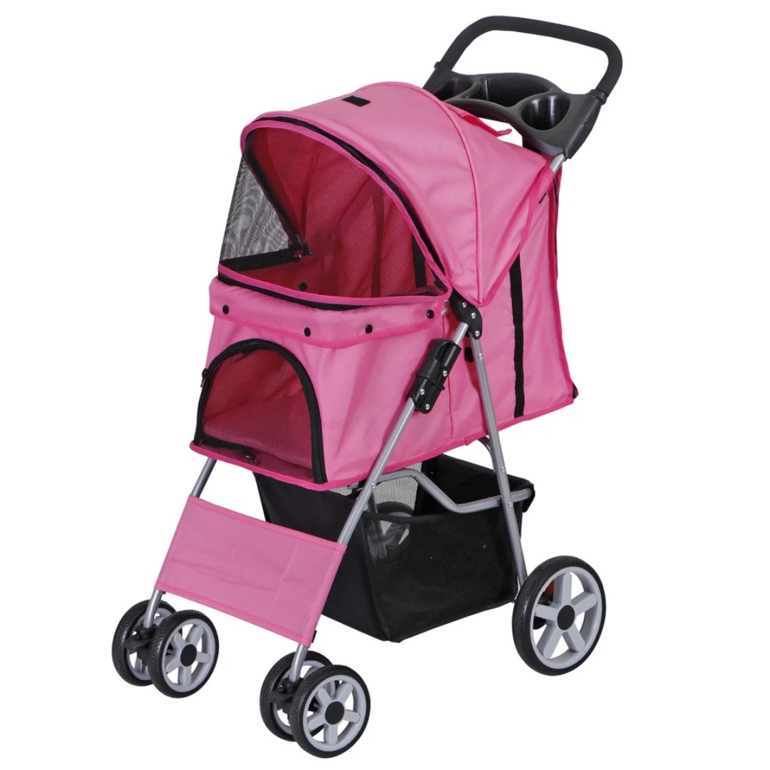 Wózek dla psa 4-kołowy z kosze – Stroller Accessories recenzja i cena